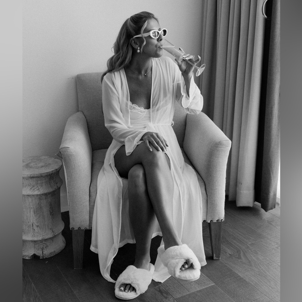 Linea Donatella Chiffon Keepsake Wrap Robe